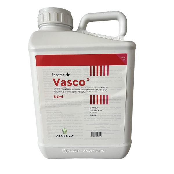 Vasco Insetticida Acaricida 5 LT Ascenza (Abamectina pura g. 1,89 (18 g/L))