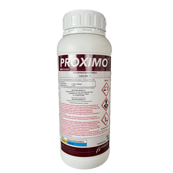 PROXIMO – Insetticida regolatore di crescita ad azione duratura (Pyriproxyfen puro g. 10,8 (= 100 g/l))