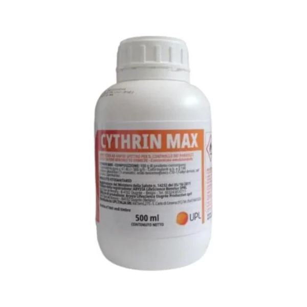 CYTHRIN MAX ML. 500 UPL (Cipermetrina pura g 47,46 (= 500 g/l) )
