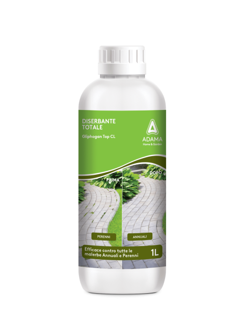 Gliphogan Top CL PFnPE 1l – Diserbante Totale Sistemico per Erbe Infestanti glifosate acido Puro 30,8g (=360gl)