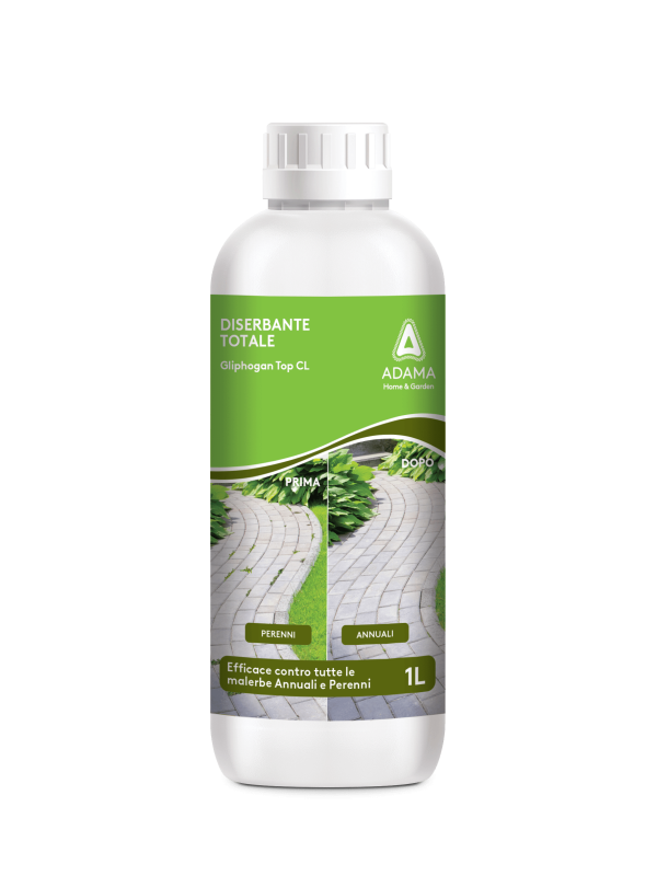 Gliphogan Top CL PFnPE 1l – Diserbante Totale Sistemico per Erbe Infestanti glifosate acido Puro 30,8g (=360gl)