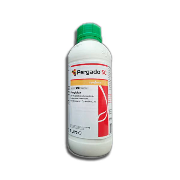 Fungicida Antiperonosporico Pergado SC 1 LT Syngenta mandipropamid puro g 23,3