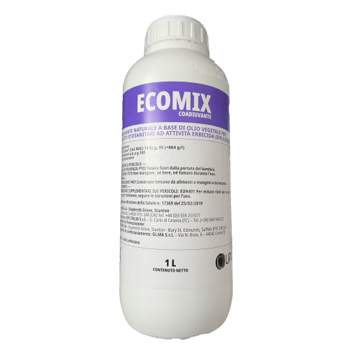 ECOMIX LT. 1  Olio di colza* (CAS 8002-13-9) g. 95 (=864 g/l))