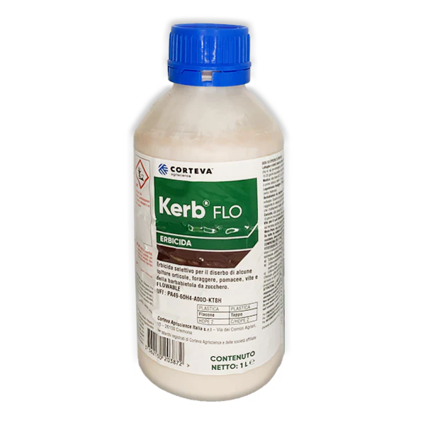 Kerb Flo Corteva 1 L – Diserbante selettivo a base di Arylex Active e florasulam per frumento e orzo (PROPIZAMIDE pura 35,09% )