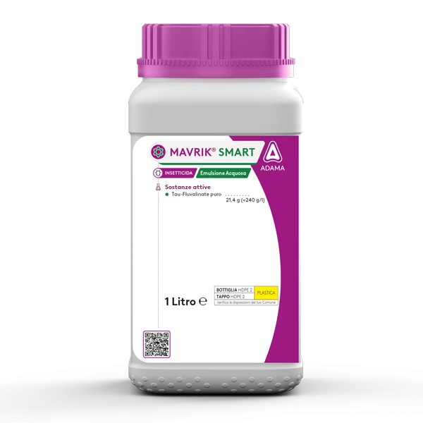 Mavrik® Smart 1l (Tau-Fluvalinate puro 21,4 g (=240 g/l) Coformulanti q.b a 100 g )