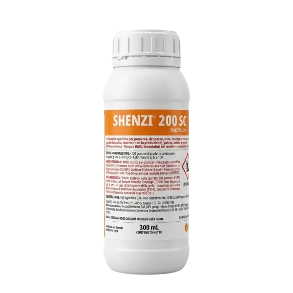 SHENZI 200 SC 300ML (Chlorantraniliprole g 18,4 (= 200 g/L). Coformulanti q. b. a 100. )