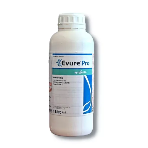 Evure Pro Syngenta insetticida ad ampio spettro 1L (Tau-Fluvalinate puro 21,4 g (=240 g/l) Coformulanti q.b a 100 g )