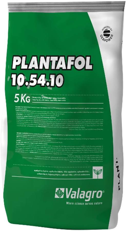 PLANTAFOL 10.54.10 Syngenta: Il Catalizzatore Fogliare per Fioritura e Allegagione 5KG